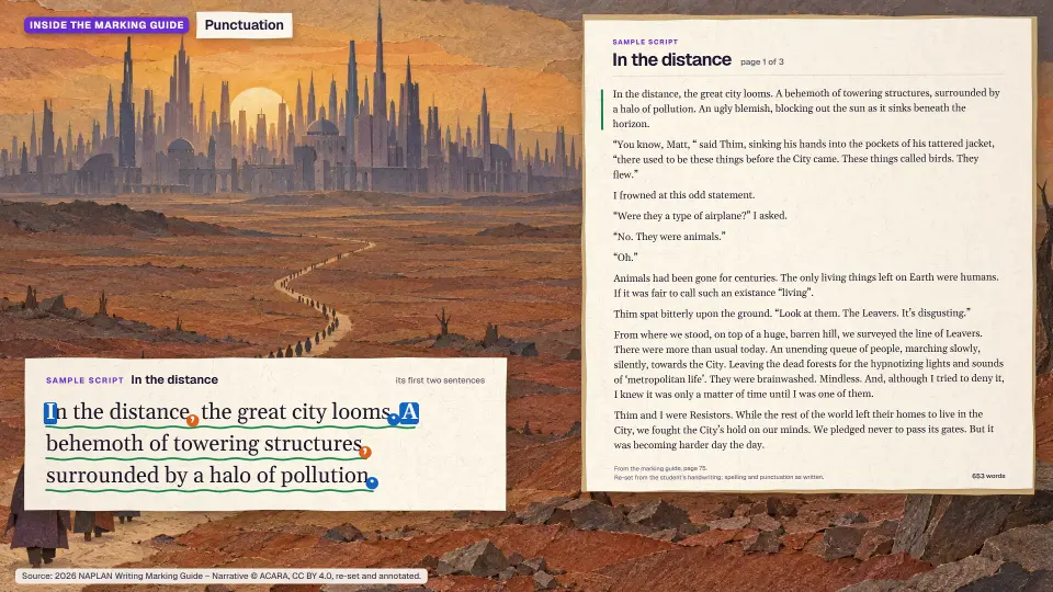 From the film: in the distance