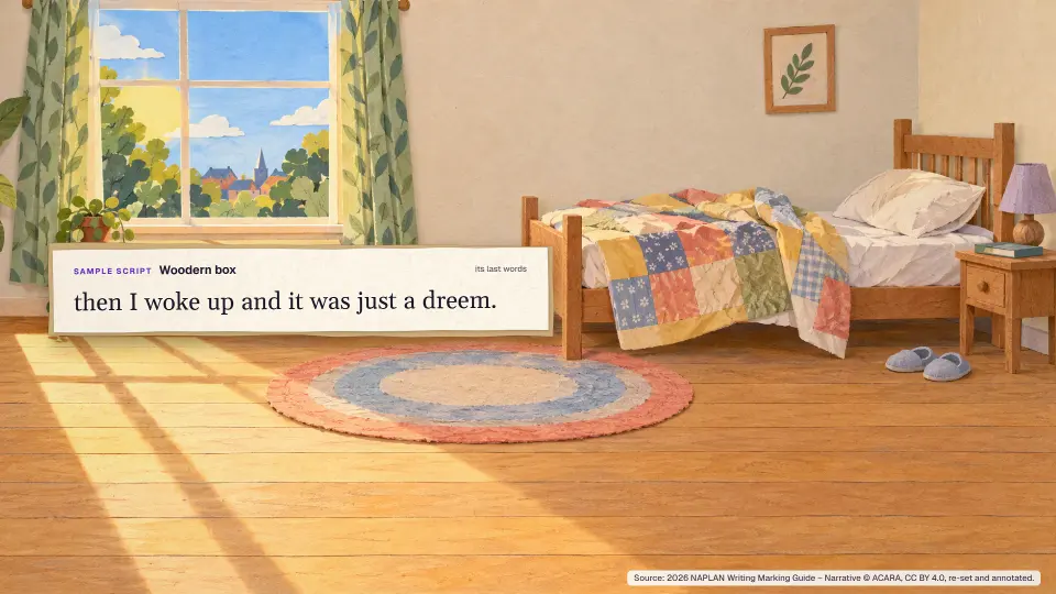 From the film: it was just a dream